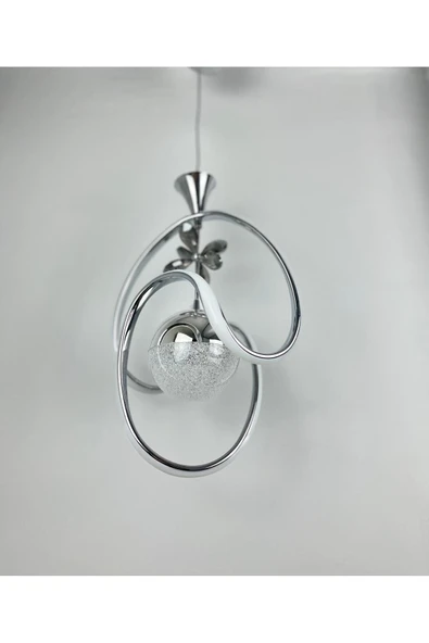 LUNOX Badem-1 ch /krom led avize ürün görseli 1