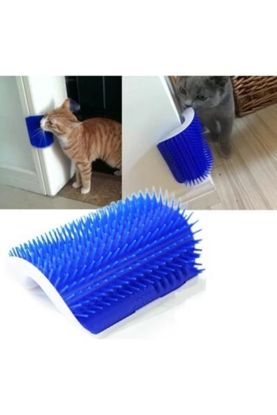 SPRENDA Pratik Kedi Tüyü Kaşıma Ve Tarama Aparatı Duvara Monte Kaşıma Aleti ürün görseli 1