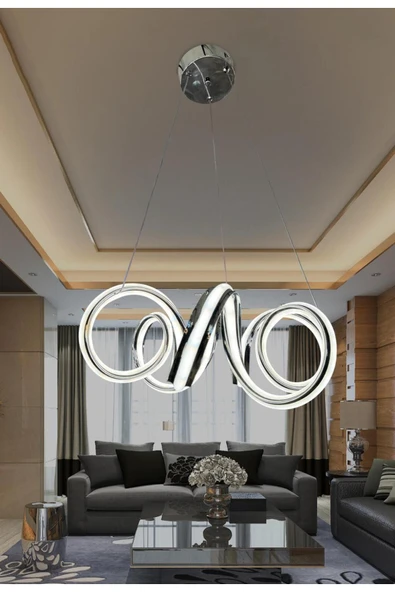 LUNOX Kuğu çiftyol led avize ürün görseli 1