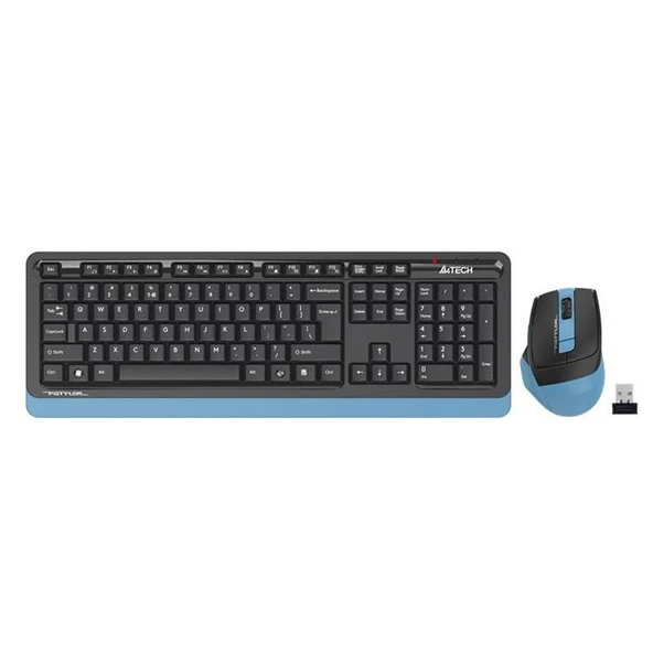 A4 Tech FG1035 Mavi Kablosuz Klavye Mouse Seti ürün görseli 1