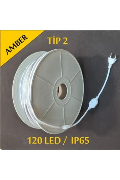ERBAY Amber 50 Metre 220v Şerit Led Sarı ürün görseli 1