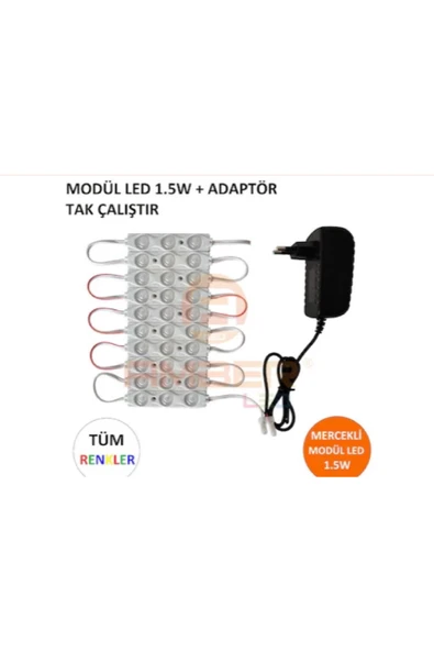 ERBAY 1,5w Su Geçirmez Modül Led Adaptör Tak Çalıştır ürün görseli 1