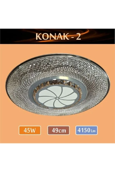 ERBAY 45w Desenli Armatür Şık Dekoratif Ürün Sıva Üstü Led ürün görseli 1