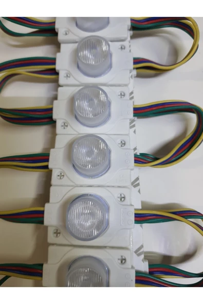 3M Power Led Modül Mercekli Tekli Led 1.5w 10 Adet Rgb ürün görseli 1