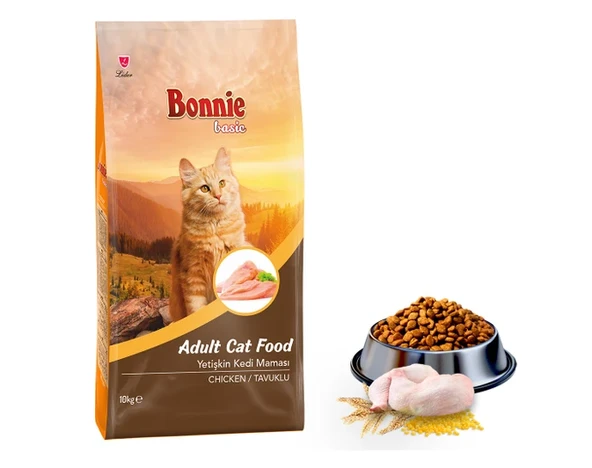 Bonnie Tavuk Etli Yetişkin Kedi Maması 10 Kg ürün görseli 1