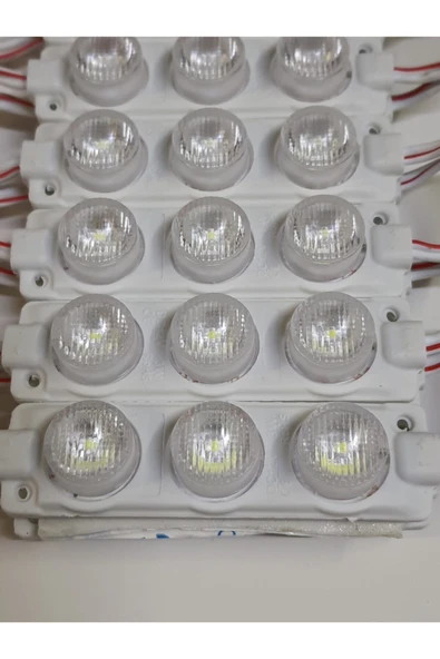 3M Mercekli Beyaz 3W Power LED Modül, 10 adet, yüksek parlaklık ve enerji verimliliği ürün görseli 1