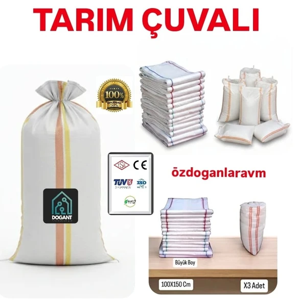 XXXXL 100x150 Büyük Harar  Çuval 3 Adet ürün görseli 1