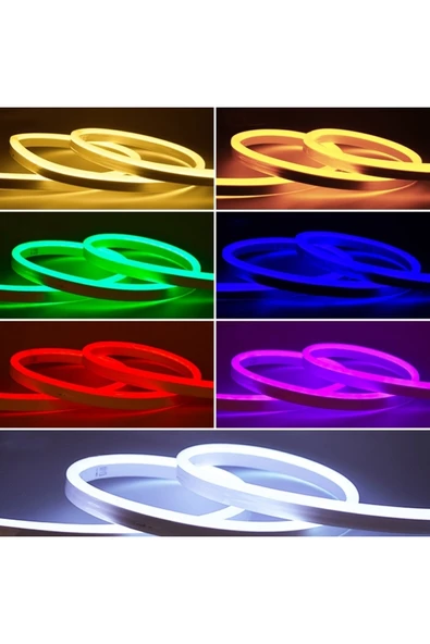 Sunlight Neon 12v Hortum Şerit Led 5 Metre Beyaz Işık ürün görseli 1