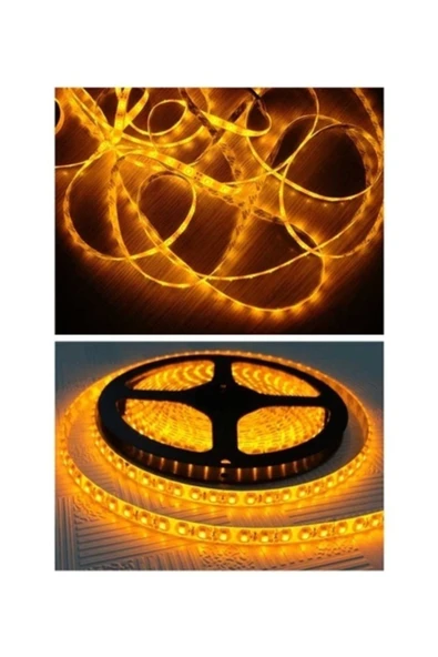 Cata 5 Metre 12 Volt 10 Çipli Iç Mekan Amber Işık Şerit Led (ct-4485) ürün görseli 1