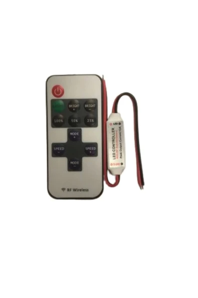 Gtech Rf Uzaktan Kumandalı Şerit Led Dimmer Led Işık Kontrolü 12v/24v ürün görseli 1