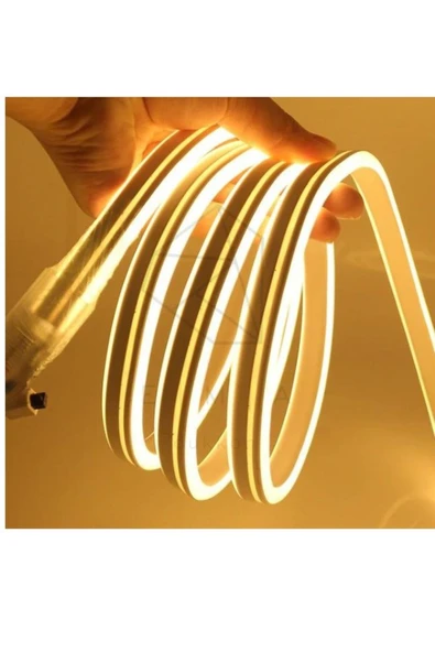GEM LİGHT 2 Metre 220 Volt Neon LED Günışığı Tak Çalıştır Esnek Şerit Neon LED Aydınlatma 6X12 mm Hortum LED ürün görseli 1
