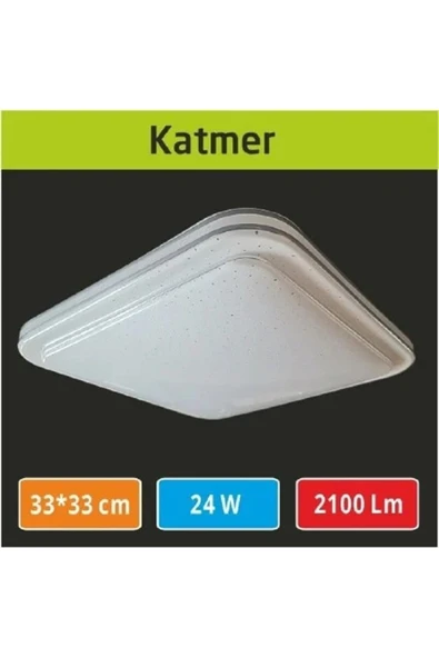 ERBAY 33×33 Led Panel Katmer Kapak 24w Sıva Üstü Şık Kaliteli Ürün ürün görseli 1