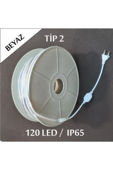 ERBAY Beyaz 50 Metre 220v Şerit Led Beyaz ürün görseli 1