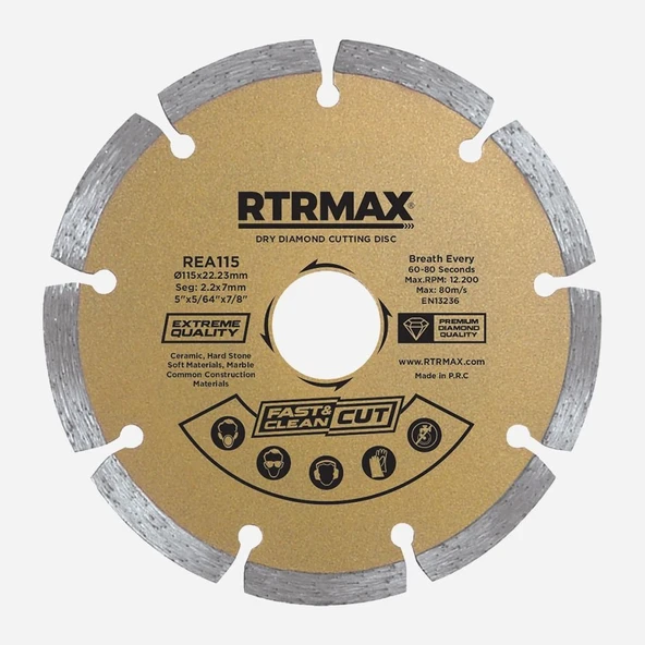 REA180 Soketli Elmas Testere 180 x 22 mm ürün görseli 1
