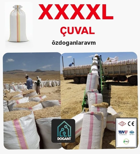 Saman Bugday Büyük Çuvalı 3 Adet 100x150 ürün görseli 1