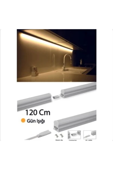 Cata Mutfak Tezgah Aydınlatması-raf Aydınlatması Armatür 90cm Led Anahtarlı Set- Günışığı ürün görseli 1