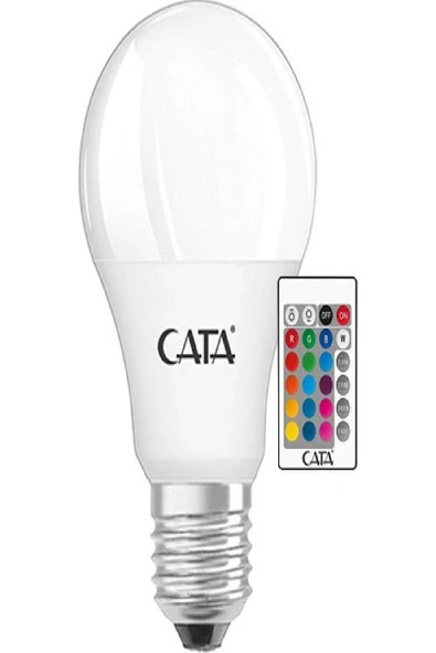 Cata LED Ampul Uzaktan Kumandalı Renk Değiştirebilen Rgb 9W E27 Duylu CT-4058 ürün görseli 1