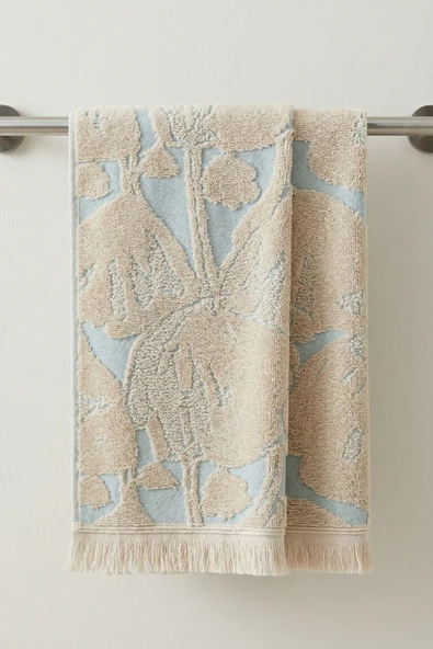 Flow Mavi El Havlusu - 50x90 Cm, 230Gr, %100 Pamuk ürün görseli 1