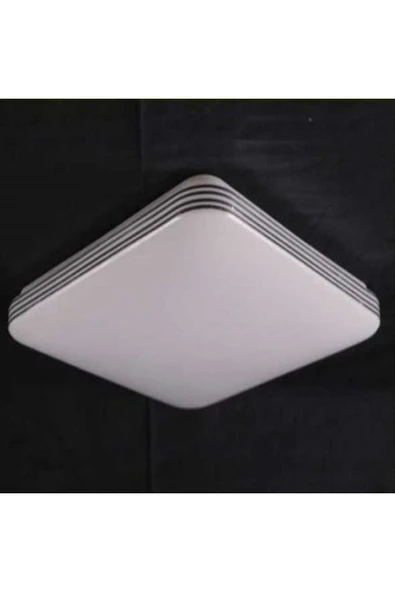 ERBAY 43x43 42w Sıva Üstü Led Armatür Çizgili Kapak ürün görseli 1