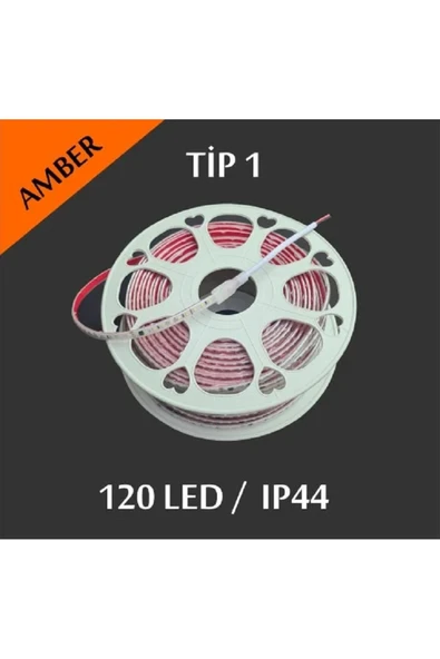 ERBAY 50 Metre 220V Şerit Led Tip1 50 Metre Silikonlu 120 Ledli Yüksek Işık ürün görseli 1