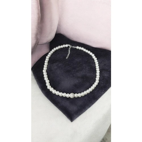 Inci Kolye Bileklik Küpe Set - Resim 2