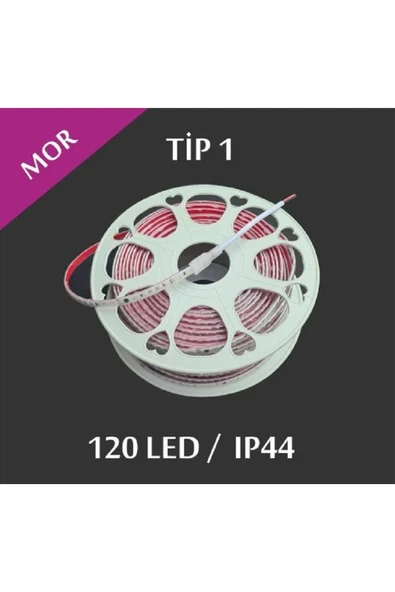ERBAY 50 Metre 220V Şerit Led Tip1 50 Metre Silikonlu 120 Ledli Yüksek Işık ürün görseli 1