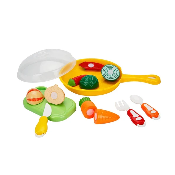 Little Chef Kesilebilir Meyve ve Sebze Seti 14 Parça 37126 Sarı ürün görseli 1
