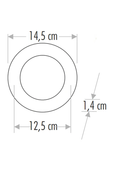 Cata 5146B 9W BEYAZ LED PANEL ARMATÜR - Resim 4