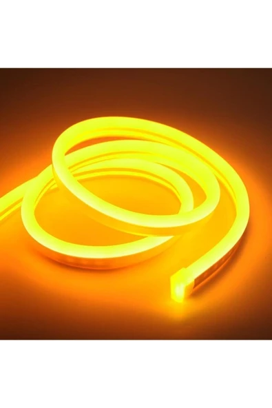 Cata Adal Amber Neon Hortum Esnek Led 12 V 5 Metre ürün görseli 1