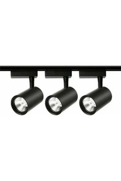 FORESTLİGHTİNG 3 Adet 30 W Ray Spot 1 Metre Raylı Armatür ürün görseli 1