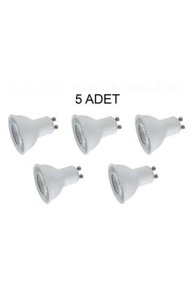 Cata 5 ADET CATA CT 4215 7W Led Çanak Ampul 6400K Beyaz Işık ürün görseli 1