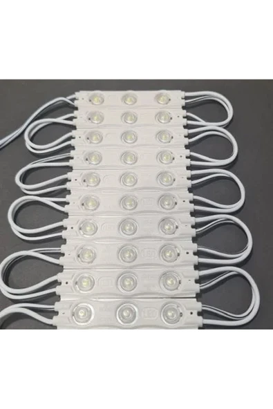 ERBAY 10 Adet 1.5 Watt Modül Led 2835 Mercekli Beyaz-Gün Işığı-Mavi-Kırmızı-Amber 12 Volt ürün görseli 1