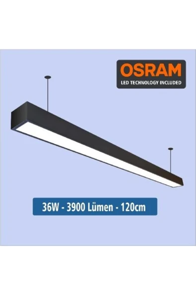 ERBAY 36w Lineer Armatür Ledli Sarkıt Modern Led Avize ürün görseli 1