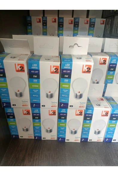 ERBAY 10 Adet 5w LED Ampül Beyaz Işık E27 Duy ürün görseli 1