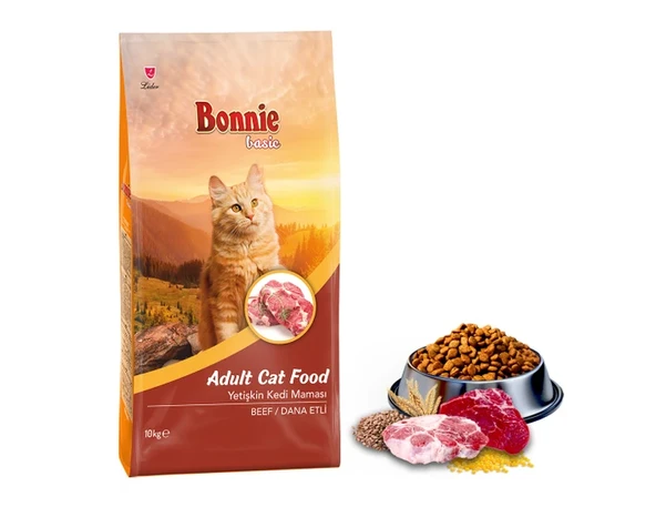 Bonnie Beef Dana Etli Yetişkin Kedi Maması 10 kg ürün görseli 1