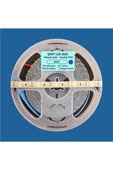 LEDAY Şerit Led 120 Ledli Mavi ürün görseli 1