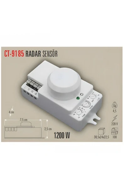 Cata Radar Hareket Sensörü Ct-9185 ürün görseli 1