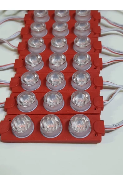 3M Power Led Modül Mercekli Kırmızı 3w 10 Adet ürün görseli 1