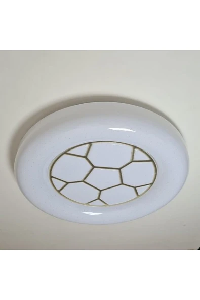ERBAY 45w Sıva Üstü Desenli Armatür – Gold Futbol ürün görseli 1