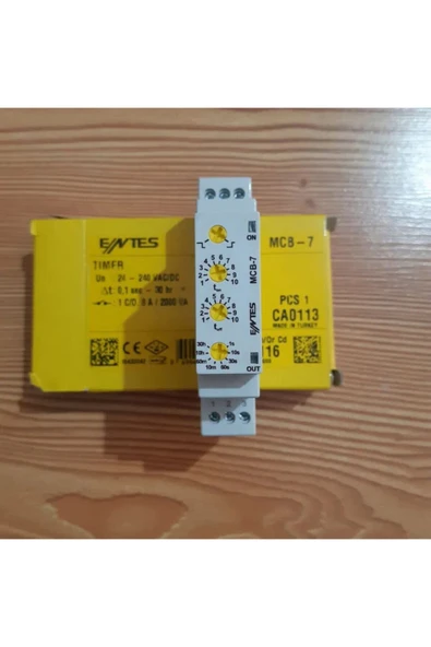 ENTES Mcb-7 Zaman Rölesi 0,1sn-30saat Aynı Gün Kargo ürün görseli 1