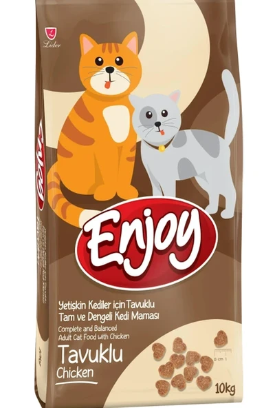 Enjoy Tavuklu Yetişkin Kedi Maması 10 Kg ürün görseli 1