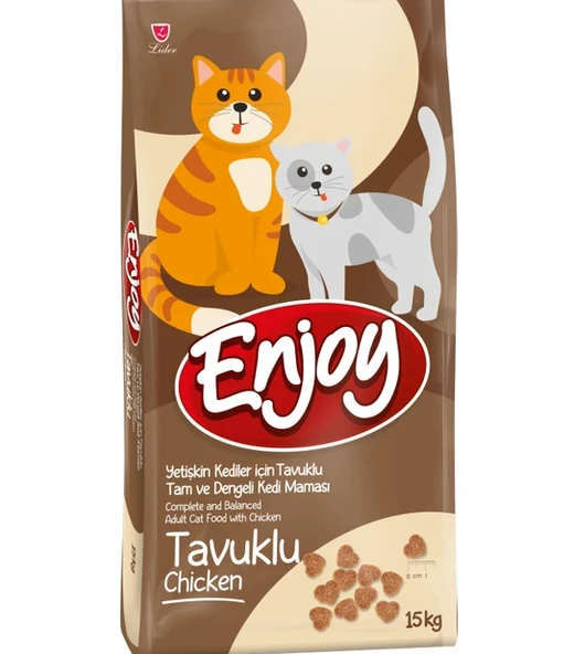 Enjoy Tavuklu Yetişkin Kedi Maması 15 Kg ürün görseli 1