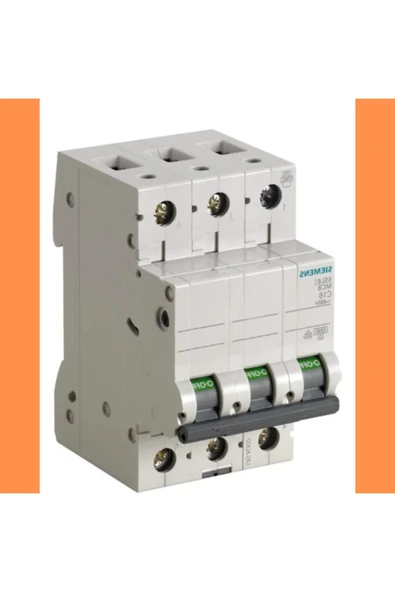 Siemens 3x63 Amper Anahtarlı Otomatik Sigorta C 63a 6ka ürün görseli 1