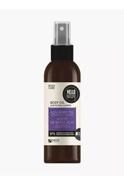 HELLO NATURE Acai Berry Yağlı Vücut Yağı 130 ml ürün görseli 1