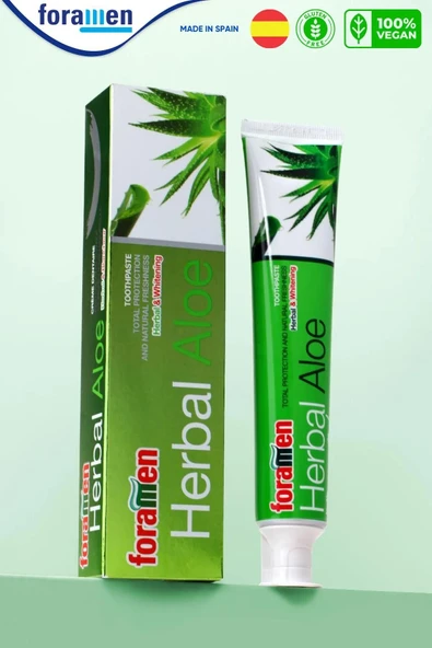 FORAMEN Foramen Aloevera Içerikli Bitkisel Beyazlatıcı Vegan Diş Macunu 75 ürün görseli 1