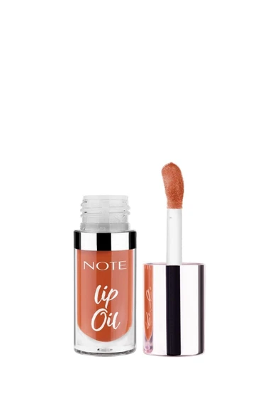Lip Oil 50 Creamy Caramel Nemlendirici ve Parlatıcı Dudak Bakım Yağı - Kahverengi ürün görseli 1