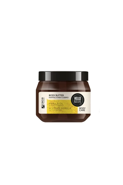 HELLO NATURE Marula Vücut Yağı 250 ml – Shea & Hindistan Cevizi Yağlı Yoğun Nem ürün görseli 1