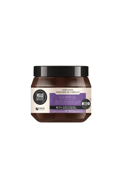 HELLO NATURE AÇAİ BERRY YAĞ SAÇ MASKESİ ürün görseli 1