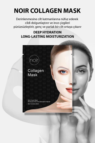 NOİR BEAUTY COSMETİC Noir Beauty Collagen Yüz Maskesi Kolajen 30 ml ürün görseli 1