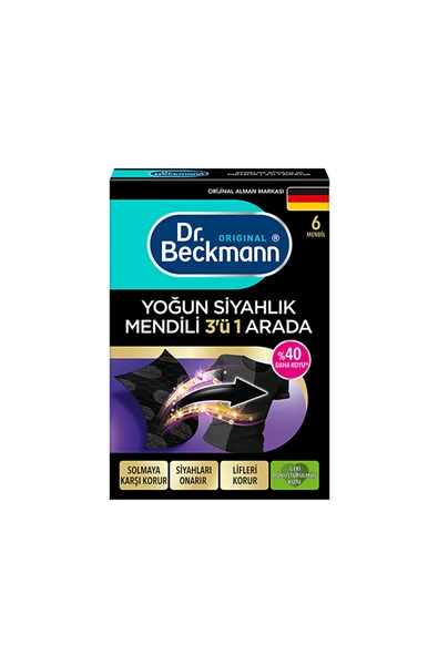 DR.BECKMANN Renk Koruyucu ve Mendil (Siyahlar İçin) ürün görseli 1